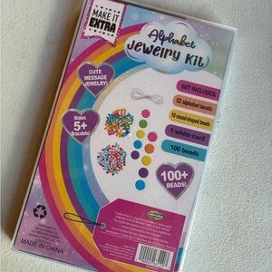 Alphabet Jewelry Kit with Beads NEW